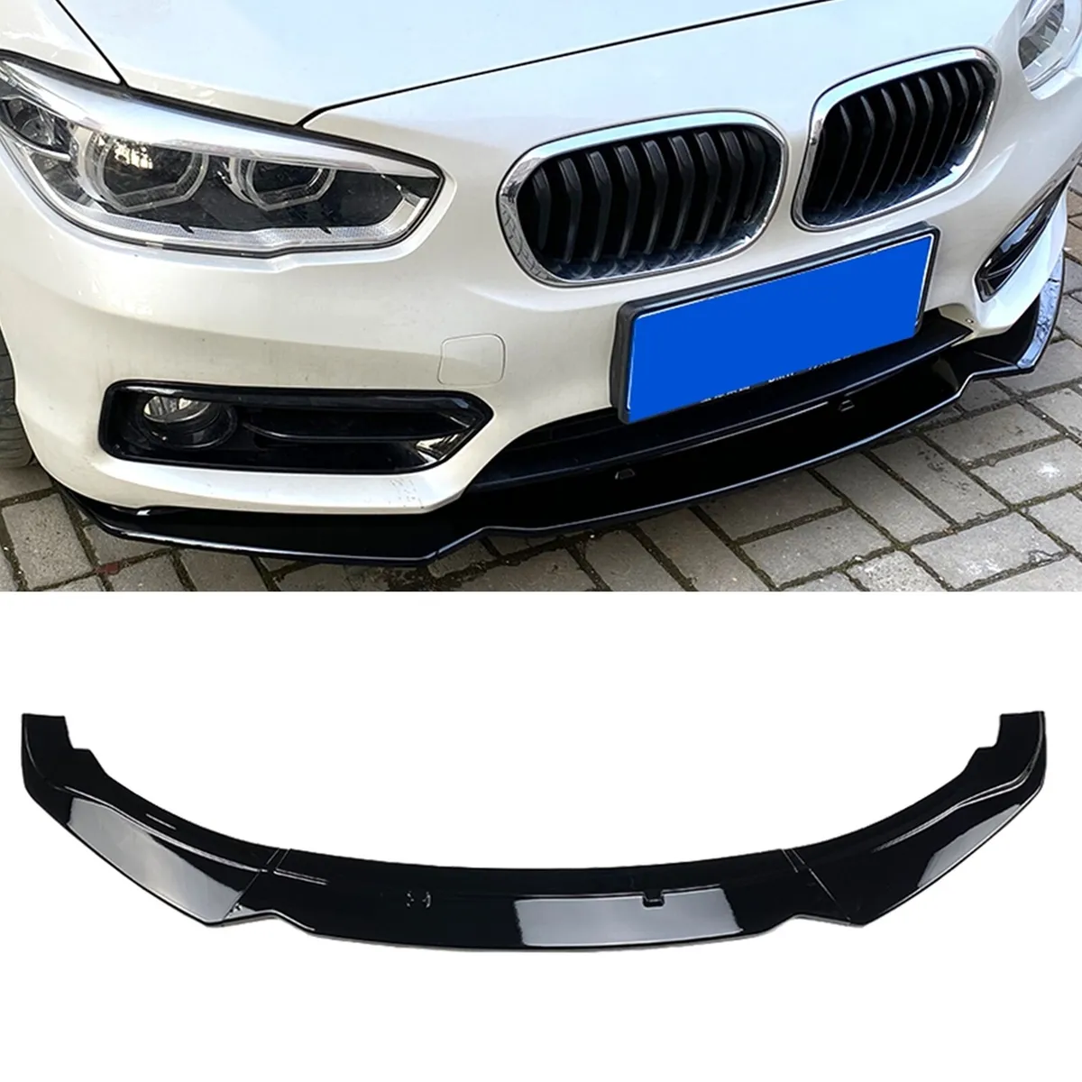 BMW F20 / F21 Front Bumper Lip Gloss Black 3 BMW F20 / F21 Front Bumper Lip Gloss Black