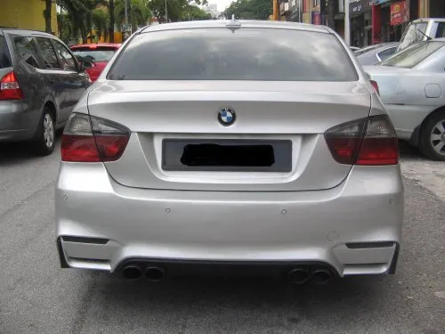 BMW 3 Series E90 M4 Look Rear Bumper ABS Plastic 05 -11 BMW 3 SERIES BMW 3 Series E90 M4 Look Rear Bumper ABS Plastic 05 -11 - Image 3