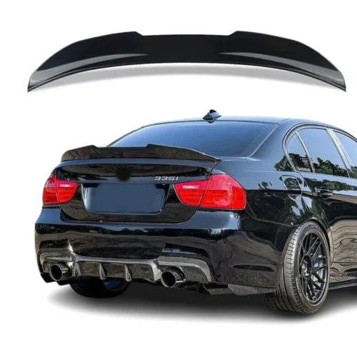 Bmw E90 3-Series Gloss Black PSM Style Boot Spoiler