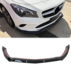 Car Front Bumper Lip Spoiler Cover Trim For Mercedes Benz CLA W117 CLA180 CLA200 CLA250 2018