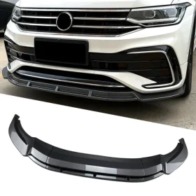 Carbon Look Front Bumper Spoiler Kit For Volkswagen