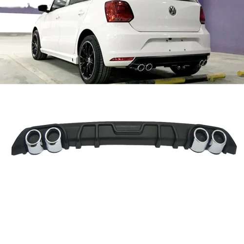 Polo 6 rear diffuser w/pipe dummy pipes included
