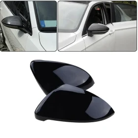 VW Golf 7 Gloss Black Clip On Mirror Covers maxmotorsports 1620119207 1200x1200