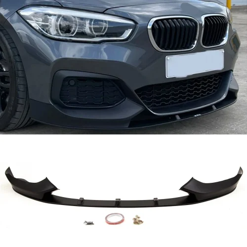 Bmw F20 / F21 1-Series Front Spoiler Gloss Black 15-19