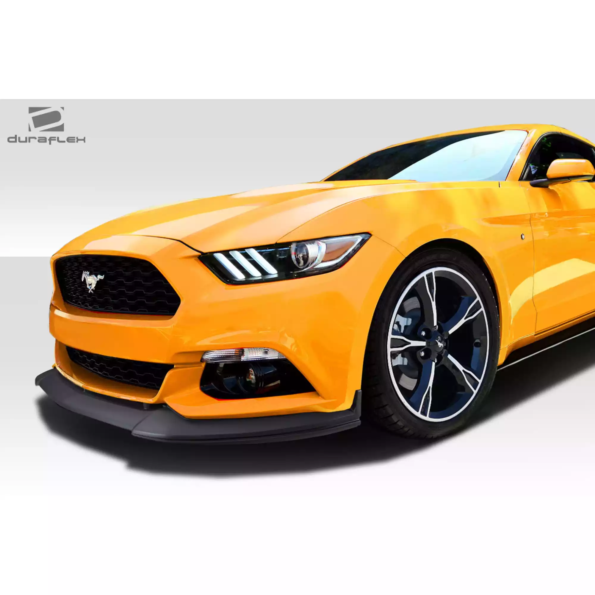 Ford Mustang CVX Front Lip Spoiler Black Finish 2015-2017 4 Ford Mustang CVX Front Lip Spoiler Black Finish 2015-2017 - Image 2