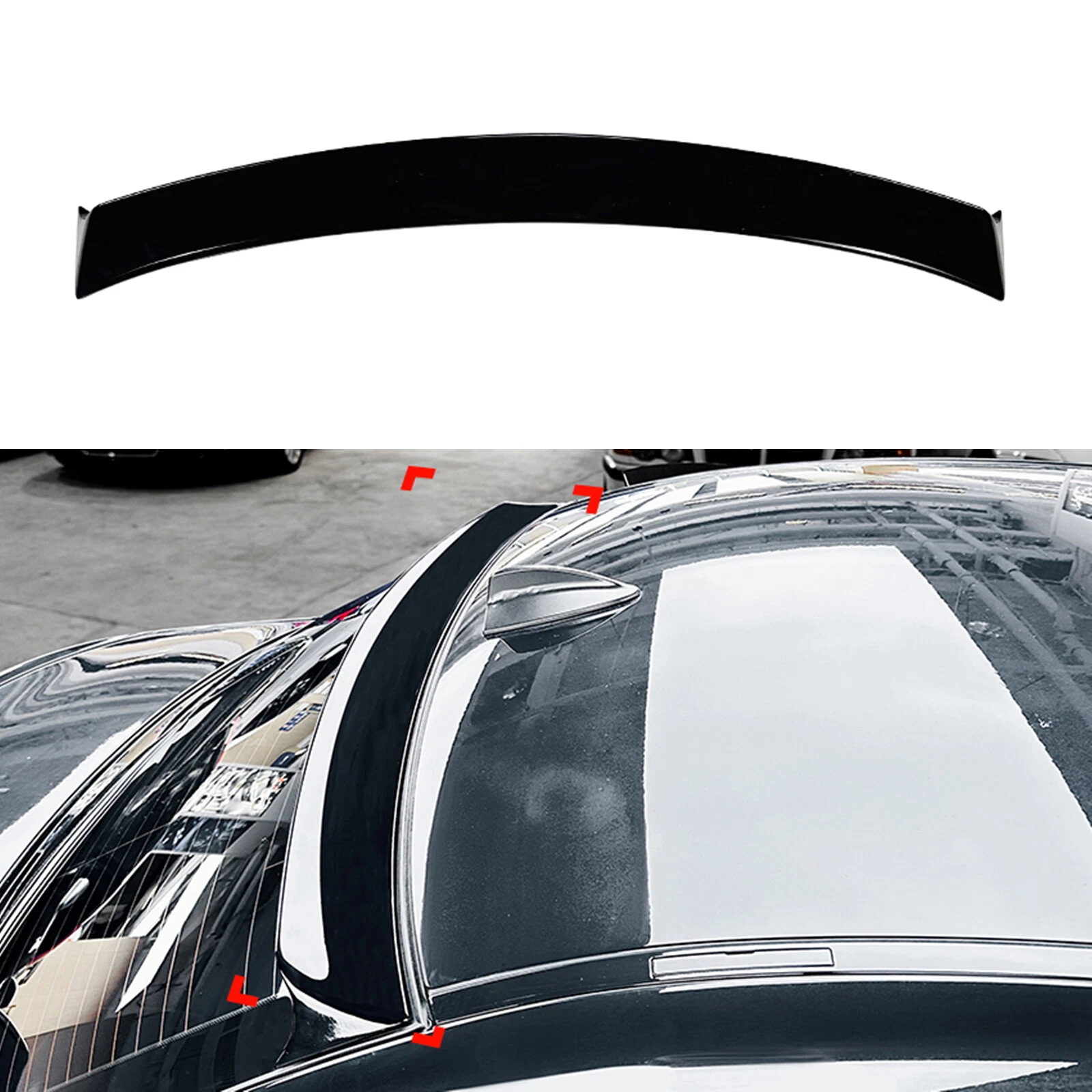 BMW 1 Series E82 Coupe Rear Roof Spoiler – Gloss Black BMW BMW 1 Series E82 Coupe Rear Roof Spoiler – Gloss Black
